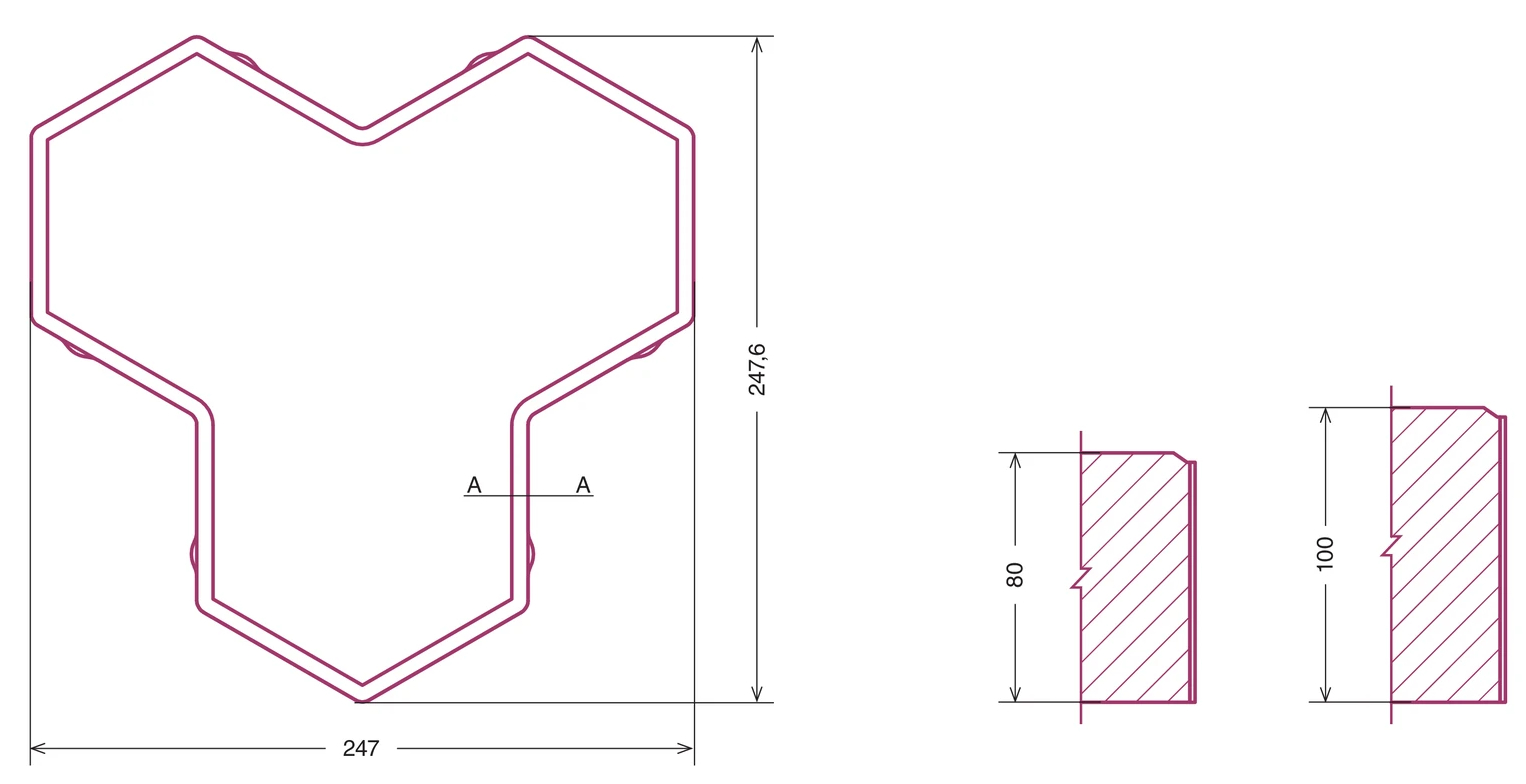 Astra 10 betoninė trinkelė