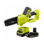 Akumuliatorinis grandininis genėjimo pjūklas RYOBI ONE+ RY18PS15A-120, 18 V, 2,0 Ah, 15 cm