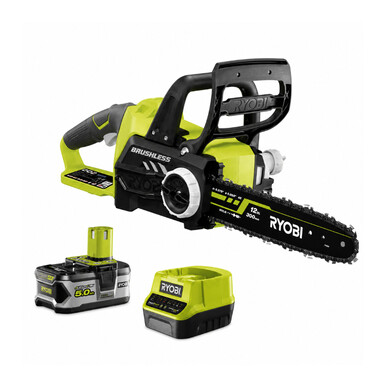 Akumuliatorinis grandininis pjūklas RYOBI ONE+ RCS18X3050F, 18 V, 5,0 Ah, 30 cm, 10 m/s