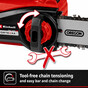 Akumuliatorinis grandininis pjūklas EINHELL Fortexxa 18/20 TH, 18 V, 20 cm, 7 m/s, be akumuliator.