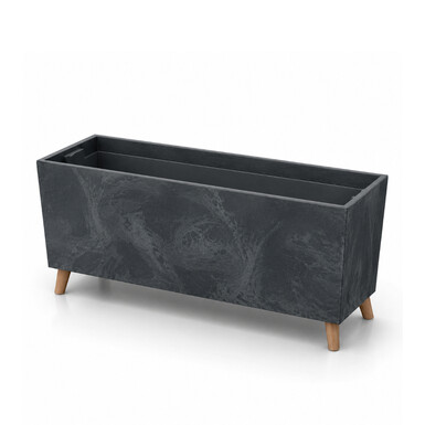 Plastikinis lovelis URBI CASE BETON EFFECT N, juodos sp,. 77 x 30 cm