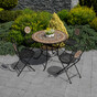 Lauko stalas MOSAIC, 90 x 90 x 70 cm