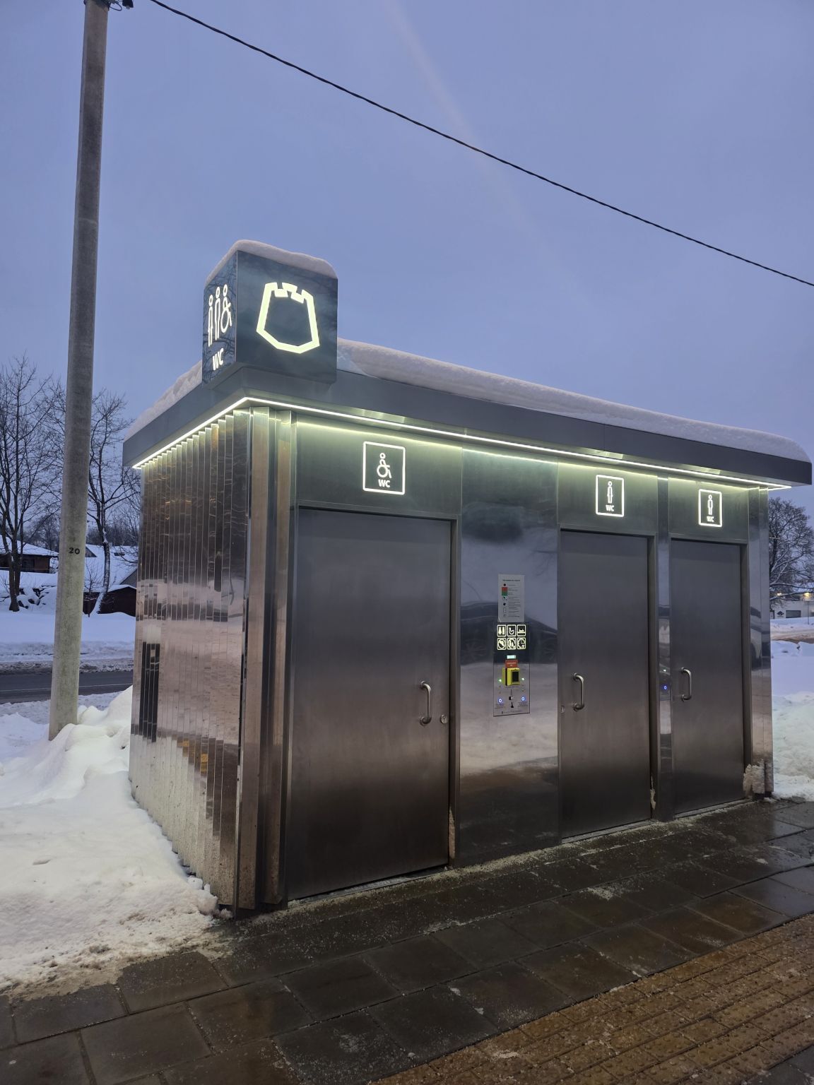 Premium klasės viešojo tualeto modulis
